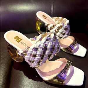 Arevival white and gold Size 41 (10)